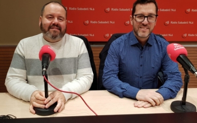 Joan Mena (esquerra) i Paco Aranda (dreta) | Ràdio Sabadell